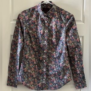 J. Crew Liberty Floral Button Down Shirt